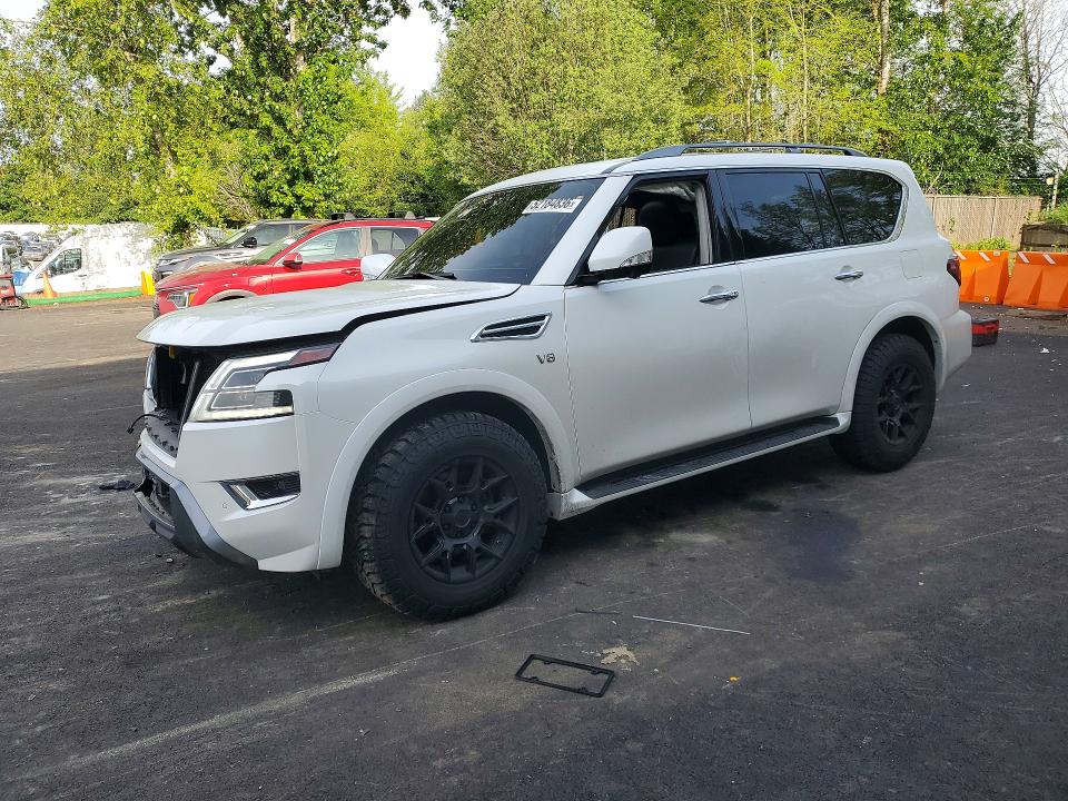 2021 Nissan VIN JN8AY2BB2M9795632 COPART salvage auction — FRONT END, Or - Salvage Title Certificate, sold $16,200 on 2026-07-15 (photo 1)
