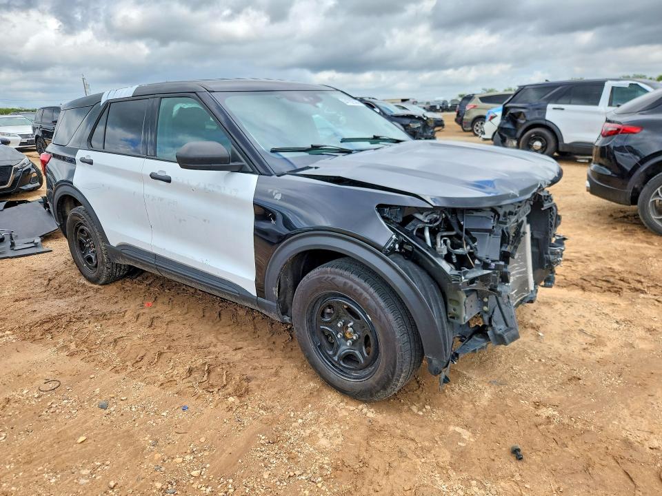 2024 Ford Explorer VIN 1FM5K8AB6RGA67474 COPART salvage auction — FRONT END, Tx - Salvage Vehicle Title, sold $3,000 on 2026-07-09 (photo 4)
