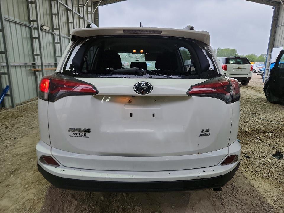 2016 Toyota Rav 4 VIN JTMBFREV5GD190297 COPART salvage auction — HAIL, Id - Salvage Certificate Of Title, sold $6,100 on 2026-07-28 (photo 6)