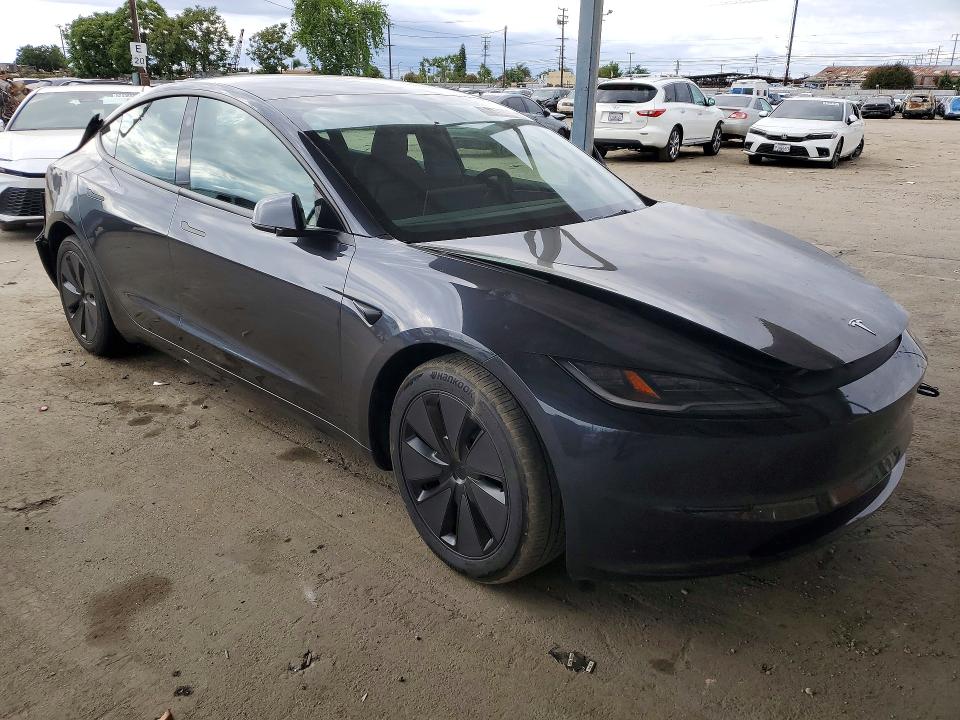 2024 Tesla VIN 5YJ3E1EA3RF743451 COPART salvage auction — REAR END, Ca - Salvage Certificate, sold $9,900 on 2026-07-02 (photo 4)