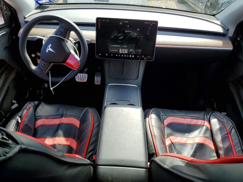 2022 Tesla Model y VIN 7SAYGDEF2NF547320 COPART salvage auction — FRONT END, Tx - Salvage Vehicle Title, sold $8,100 on 2026-07-23 (photo 8)
