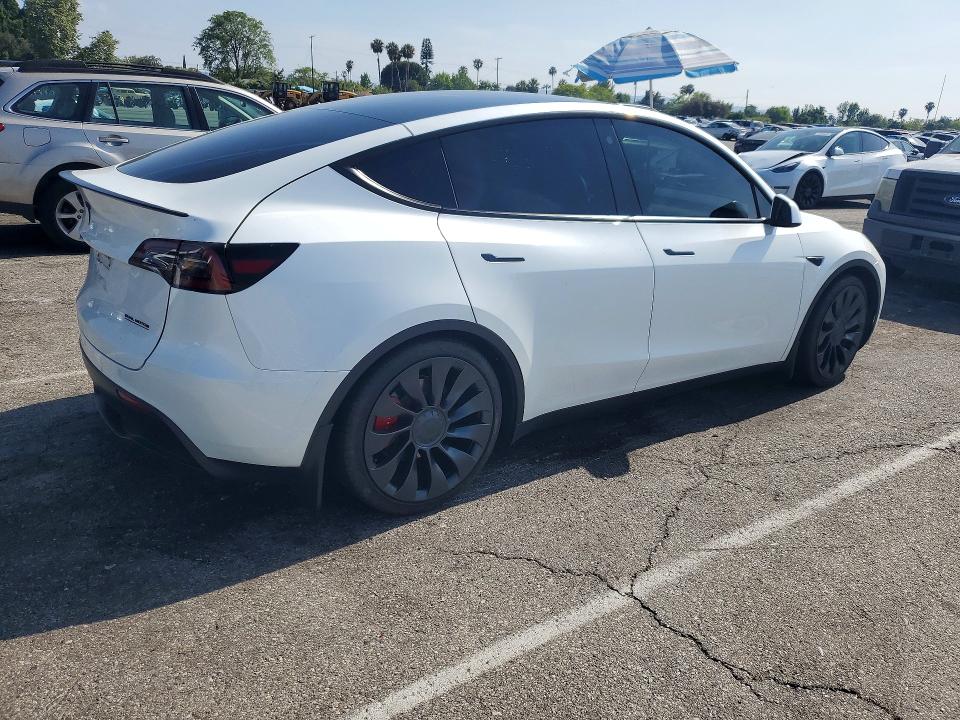 2023 Tesla Model y VIN 7SAYGDEF4PF762717 COPART salvage auction — SIDE, Ca - Salvage Certificate, sold $13,000 on 2026-07-31 (photo 3)