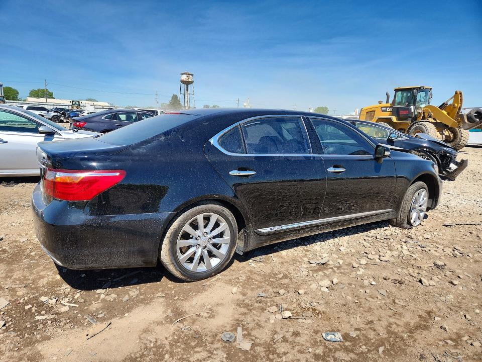 2010 Lexus Ls VIN JTHDU1EF5A5012480 COPART salvage auction — FRONT END, IL - SALVAGE CERTIFICATE, sold $650 on 2026-07-31 (photo 3)