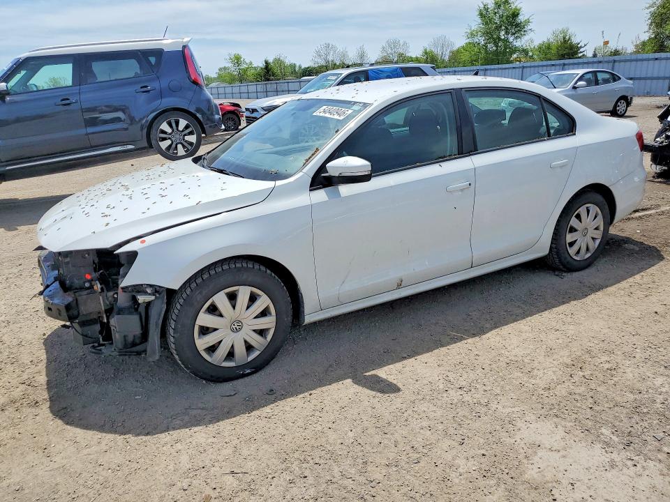 2015 Volkswagen Jetta VIN 3VW2K7AJ1FM326069 COPART salvage auction — FRONT END, On - Permit No Brand - Unfit, sold $1,200 on 2026-07-02 (photo 1)