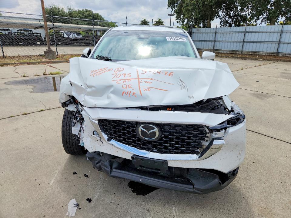 2023 Mazda Cx-5 VIN JM3KFBDM3P0188689 COPART salvage auction — FRONT END, Ca - Salvage Certificate, sold $5,900 on 2026-07-27 (photo 5)