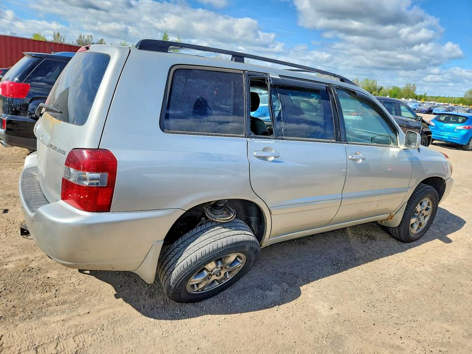 2005 Toyota Highlander VIN JTEHP21A250094175 COPART salvage auction — SIDE, On - Bill Of Sale - Parts Only, sold $800 on 2026-07-21 (photo 3)