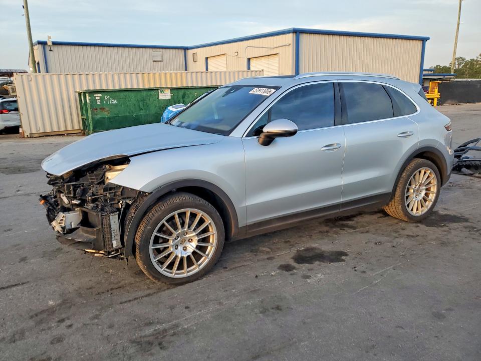 2019 Porsche Cayenne VIN WP1AA2AY1KDA11410 COPART salvage auction — FRONT END, Fl - Cert Of Title Slvg Rebuildable, sold $15,000 on 2026-07-09 (photo 1)