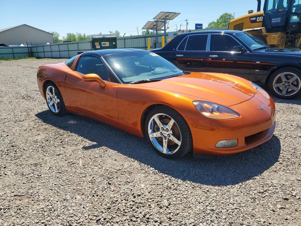 2007 Chevrolet Corvette VIN 1G1YY26UX75104924 COPART salvage auction — WATER/FLOOD, Ny - Mv907A-Parts Only, sold $15,400 on 2026-07-20 (photo 4)