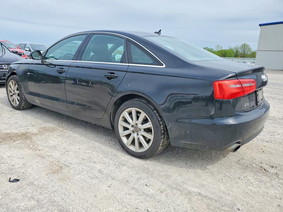 2014 Audi A6 VIN WAUGFAFC0EN066172 COPART salvage auction — FRONT END, NY - MV-907A SALVAGE CERTIFICATE, sold $2,050 on 2026-07-06 (photo 2)