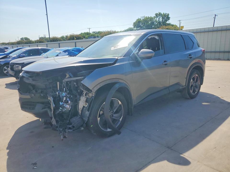 2024 Nissan Rogue VIN JN8BT3BA2RW350204 COPART salvage auction — FRONT END, Tx - Salvage Vehicle Title, sold $225 on 2026-07-23 (photo 1)