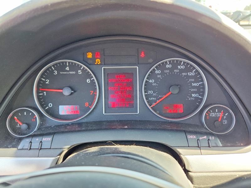 2007 Audi A4 VIN WAUDF78E37A020690 COPART salvage auction — FRONT END, Or - Salvage Title Certificate, sold $475 on 2026-07-07 (photo 9)