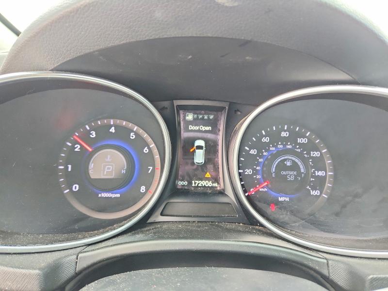 2016 Hyundai Santa fe VIN KM8SR4HF1GU136618 COPART salvage auction — HAIL, TX - CERTIFICATE OF TITLE, sold $175 on 2026-07-30 (photo 9)