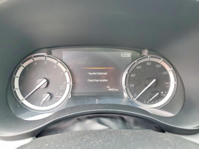 2022 Toyota Highlander VIN 5TDGZRBH8NS576192 COPART salvage auction — FRONT END, Ny - Mv-907A Salvage Certificate, sold $13,000 on 2026-07-09 (photo 9)