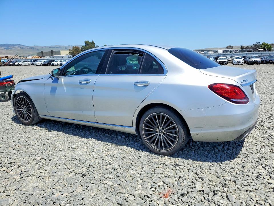 2020 Mercedes-benz C-klasse VIN WDDWF8DB2LR558859 COPART salvage auction — FRONT END, Ca - Salvage Certificate, sold $6,100 on 2026-08-17 (photo 2)