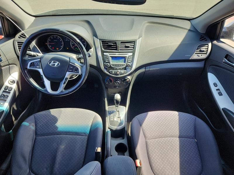 2013 Hyundai Accent VIN KMHCU5AE3DU130664 COPART salvage auction — FRONT END, Ca - Salvage Certificate, sold $925 on 2026-07-02 (photo 8)