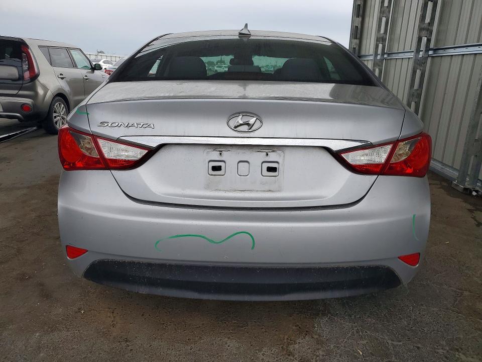 2014 Hyundai Sonata VIN 5NPEB4AC3EH855026 COPART salvage auction — VANDALISM, Ca - Salvage Certificate, sold $1,150 on 2026-07-02 (photo 6)