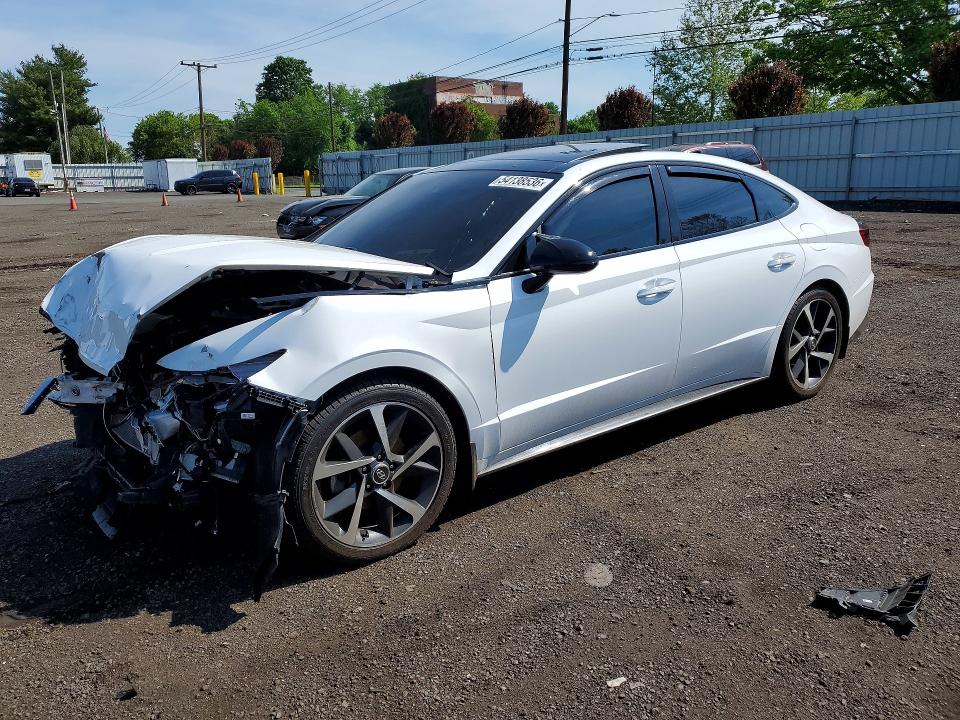 2023 Hyundai VIN KMHL44J25PA273072 COPART salvage auction — FRONT END, Ct - Cert Of Title-Salvage, sold $4,050 on 2026-07-17 (photo 1)