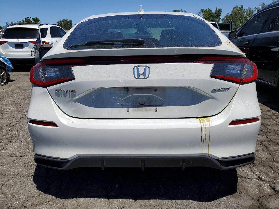2024 Honda Civic VIN 19XFL2H8XRE000504 COPART salvage auction — FRONT END, Ca - Salvage Certificate, sold $5,300 on 2026-07-02 (photo 6)