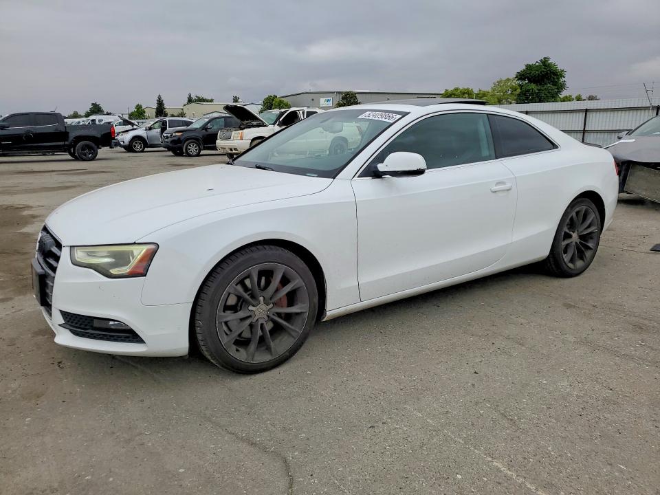 2014 Audi A5 VIN WAUCFAFR5EA021528 COPART salvage auction — FRONT END, Ca - Salvage Certificate, sold $1,050 on 2026-07-06 (photo 1)