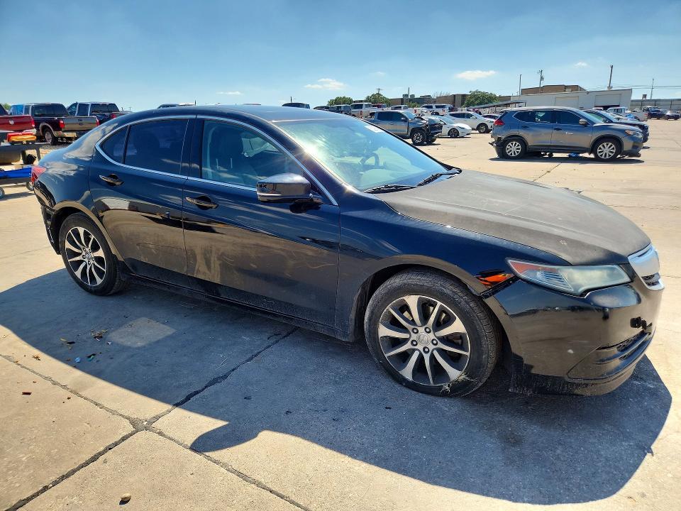 2015 Acura Tlx VIN 19UUB1F35FA027878 COPART salvage auction — REAR END, Tx - Salvage Vehicle Title, sold $1,150 on 2026-07-02 (photo 4)