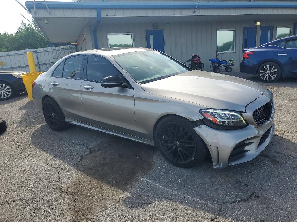2019 Mercedes-benz C-klasse VIN WDDWF8DB4KR484620 COPART salvage auction — FRONT END, TN - SALVAGE CERTIFICATE, sold $8,500 on 2026-07-09 (photo 4)