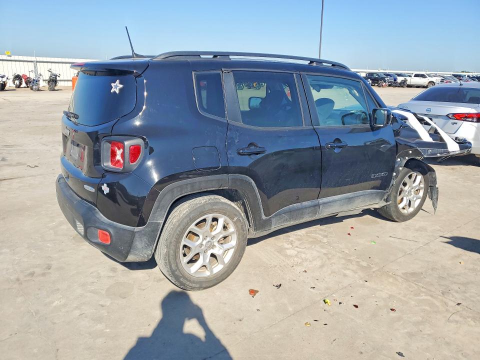 2018 Jeep Renegade VIN ZACCJABB5JPJ20447 COPART salvage auction — FRONT END, Tx - Salvage Vehicle Title, sold $725 on 2026-07-23 (photo 3)