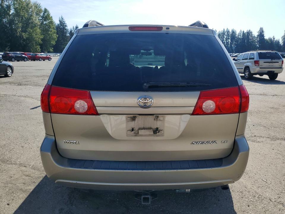 2008 Toyota Sienna VIN 5TDZK23C28S188998 COPART salvage auction — MINOR DENT/SCRATCHES, Wa - Vehicle Cert Of Ownership-Titl, sold $450 on 2026-07-13 (photo 6)