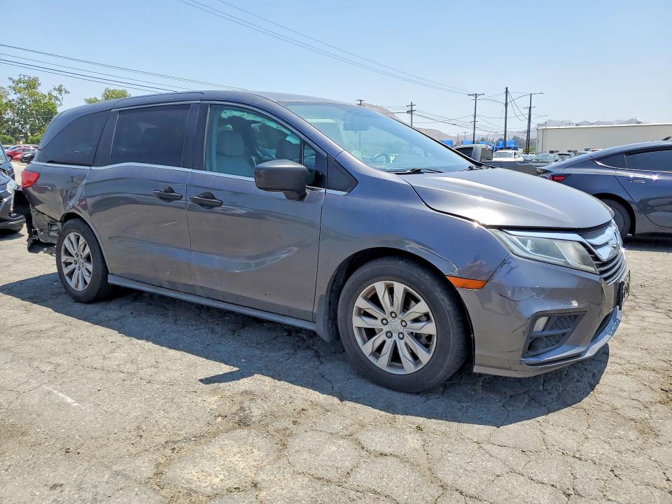 2019 Honda Odyssey VIN 5FNRL6H29KB045496 COPART salvage auction — REAR END, Ca - Salvage Certificate, sold $6,600 on 2026-07-02 (photo 4)