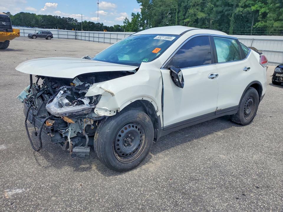 2015 Nissan Rogue VIN KNMAT2MT3FP566827 COPART salvage auction — ROLLOVER, Nc - Salvage Certificate Of Title, sold $275 on 2026-07-30 (photo 1)