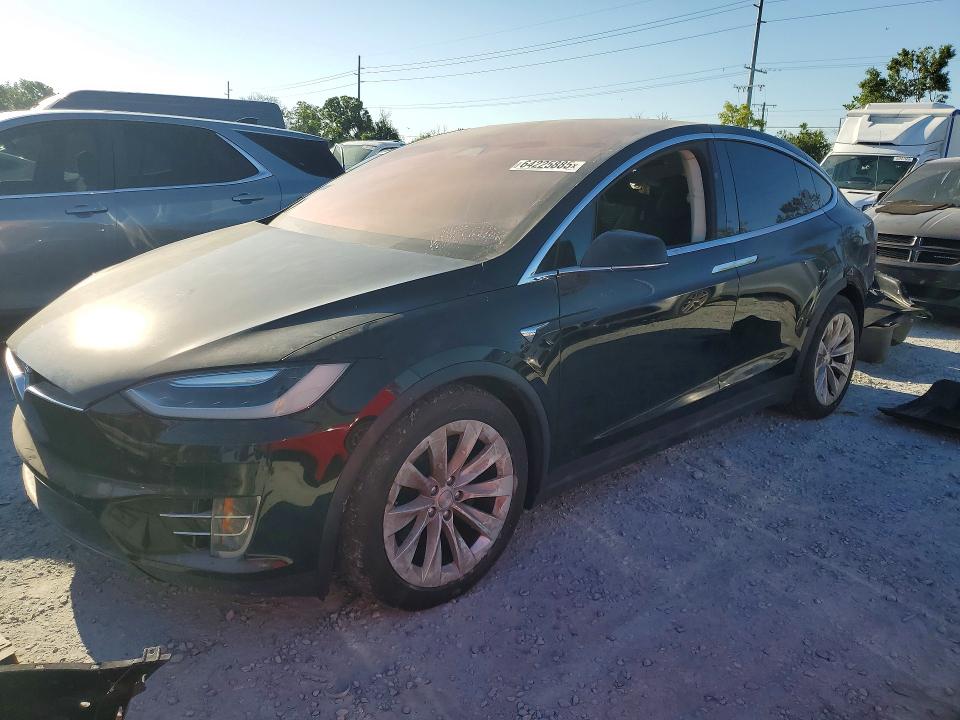 2016 Tesla Model x VIN 5YJXCDE21GF026707 COPART salvage auction — REAR END, Fl - Cert Of Title Slvg Rebuildable, sold $4,800 on 2026-07-10 (photo 1)