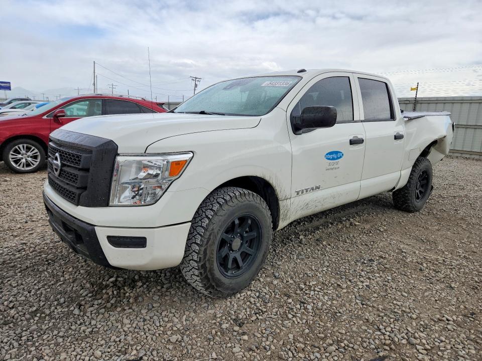 2021 Nissan TITAN VIN 1N6AA1EC4MN512148 COPART salvage auction — REAR END, Ut - Salvage Certificate, sold $7,600 on 2026-07-17 (photo 1)