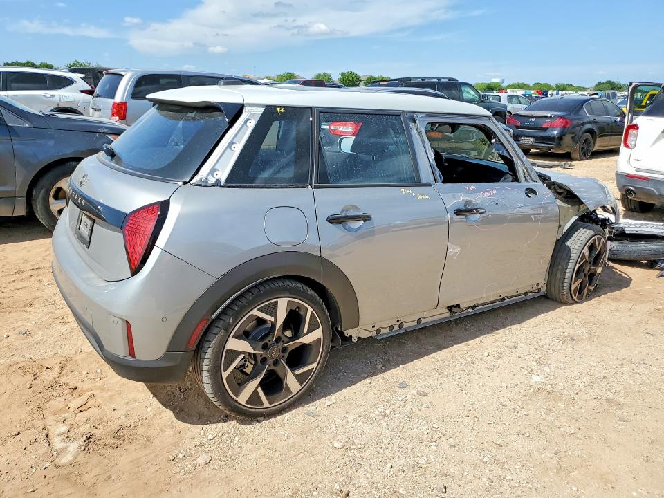 2026 Mini Cooper VIN WMW43GD01T2Y23201 COPART salvage auction — FRONT END, Tx - Salvage Vehicle Title, sold $12,700 on 2026-07-30 (photo 3)