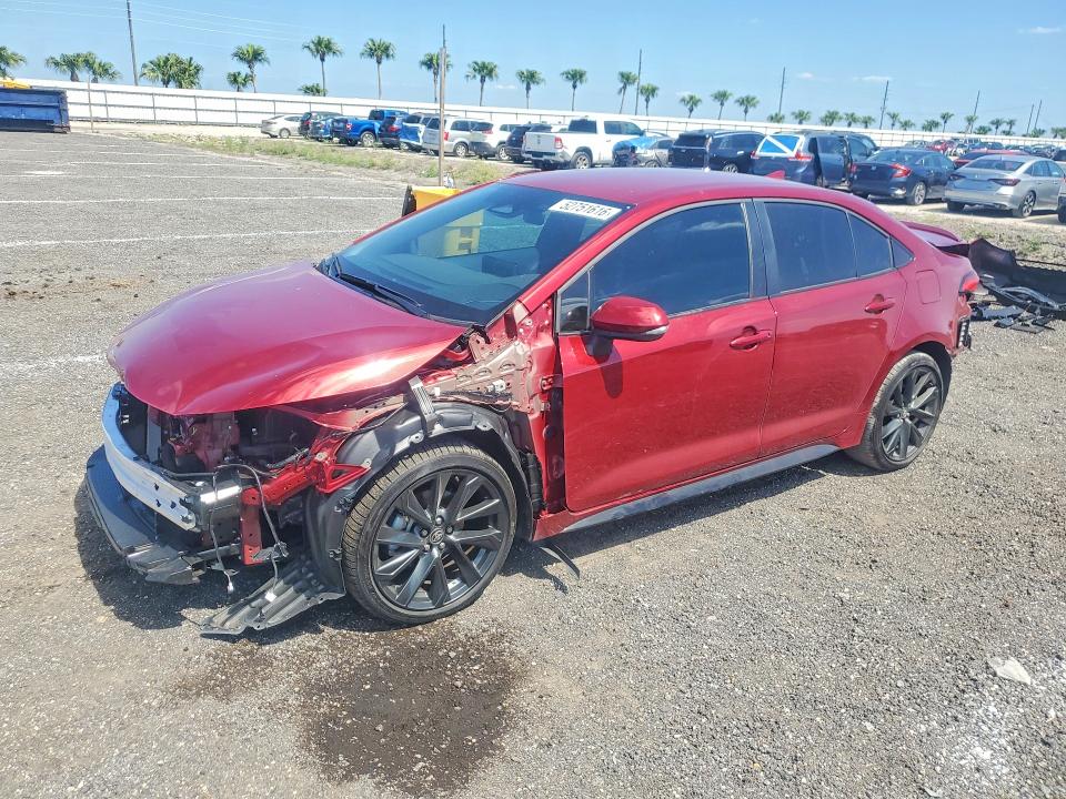 2026 Toyota VIN 5YFS4MCE0TP269802 COPART salvage auction — FRONT END, Fl - Cert Of Title Slvg Rebuildable, sold $9,300 on 2026-07-20 (photo 1)