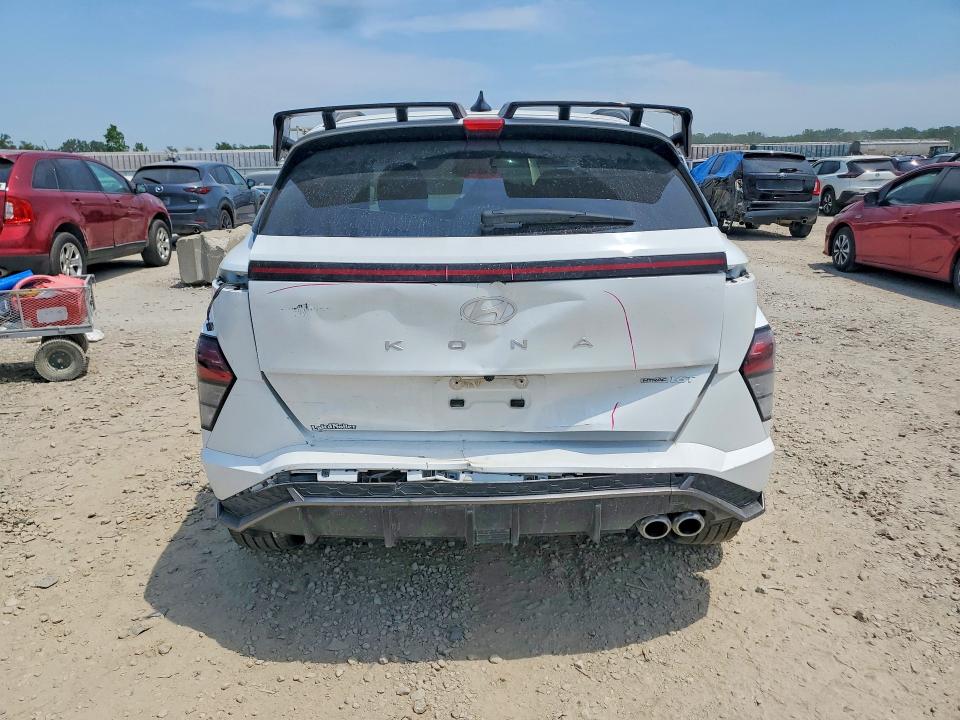 2024 Hyundai Kona VIN KM8HACA33RU155606 COPART salvage auction — REAR END, Ks - Cert Of Title-Salvage, sold $8,100 on 2026-07-14 (photo 6)