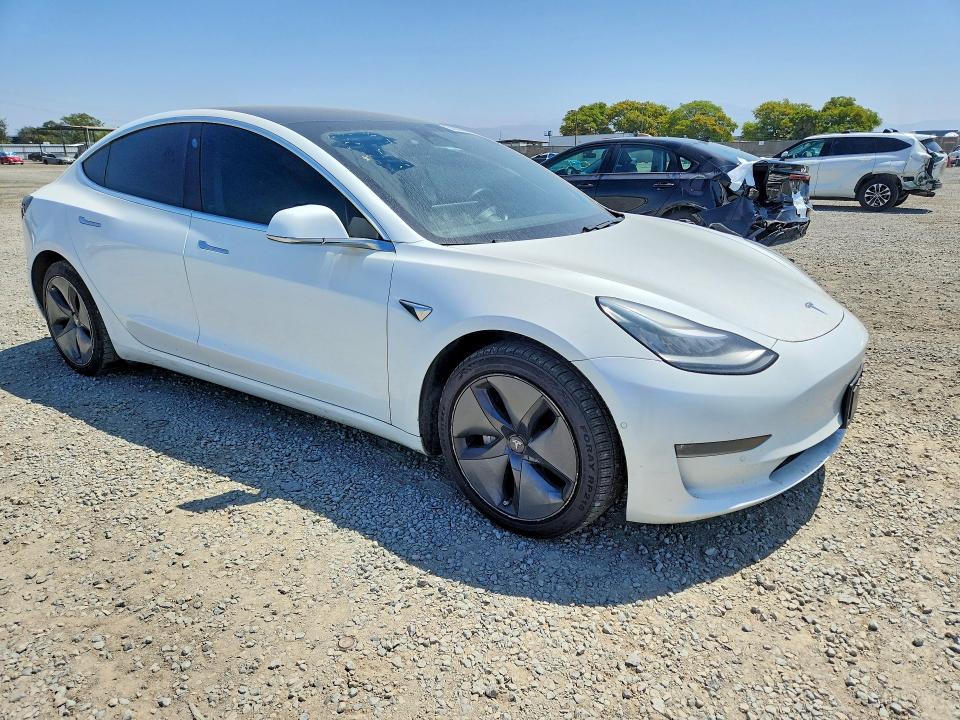 2020 Tesla VIN 5YJ3E1EB5LF636532 COPART salvage auction — FRONT END, Ca - Dis/Dlr/Exp Only Clean Title (P), sold $6,800 on 2026-07-31 (photo 4)