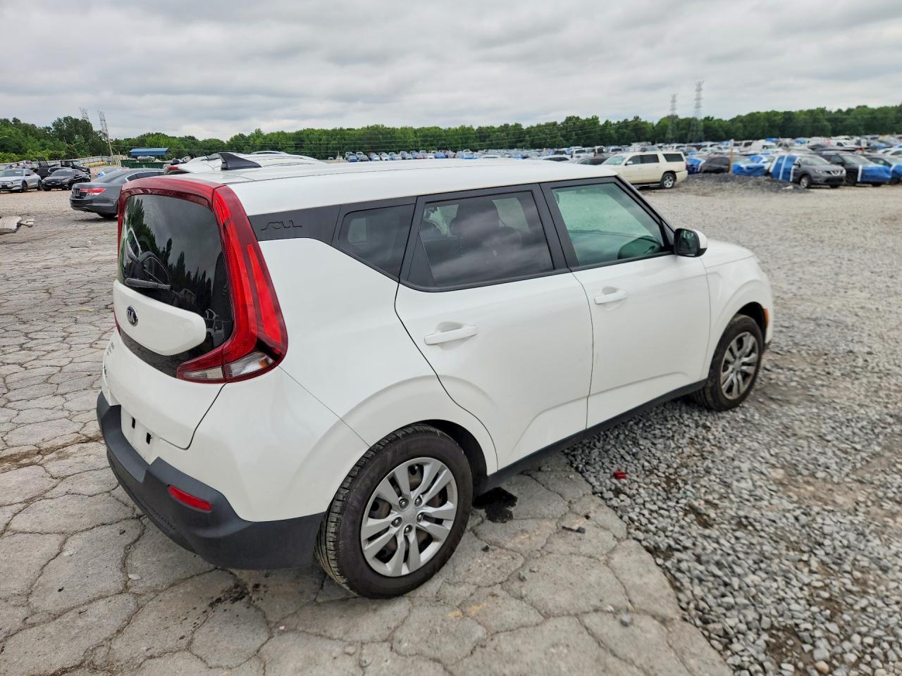 2020 Kia Soul VIN KNDJ23AU1L7713860 COPART salvage auction — Rear End, TN - SALVAGE CERTIFICATE, sold $2,200 on 2026-07-09 (photo 3)