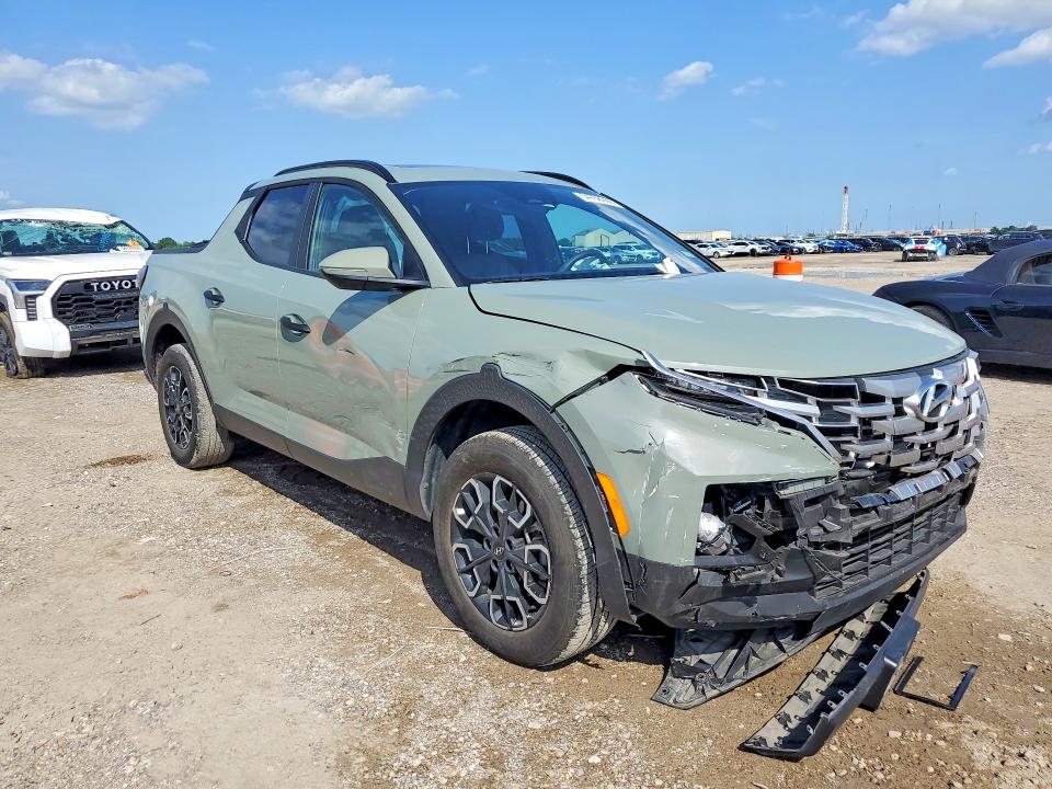 2023 Hyundai Santa cruz VIN 5NTJCDAE8PH064735 COPART salvage auction — FRONT END, Tx - Salvage Vehicle Title, sold $125 on 2026-07-30 (photo 4)