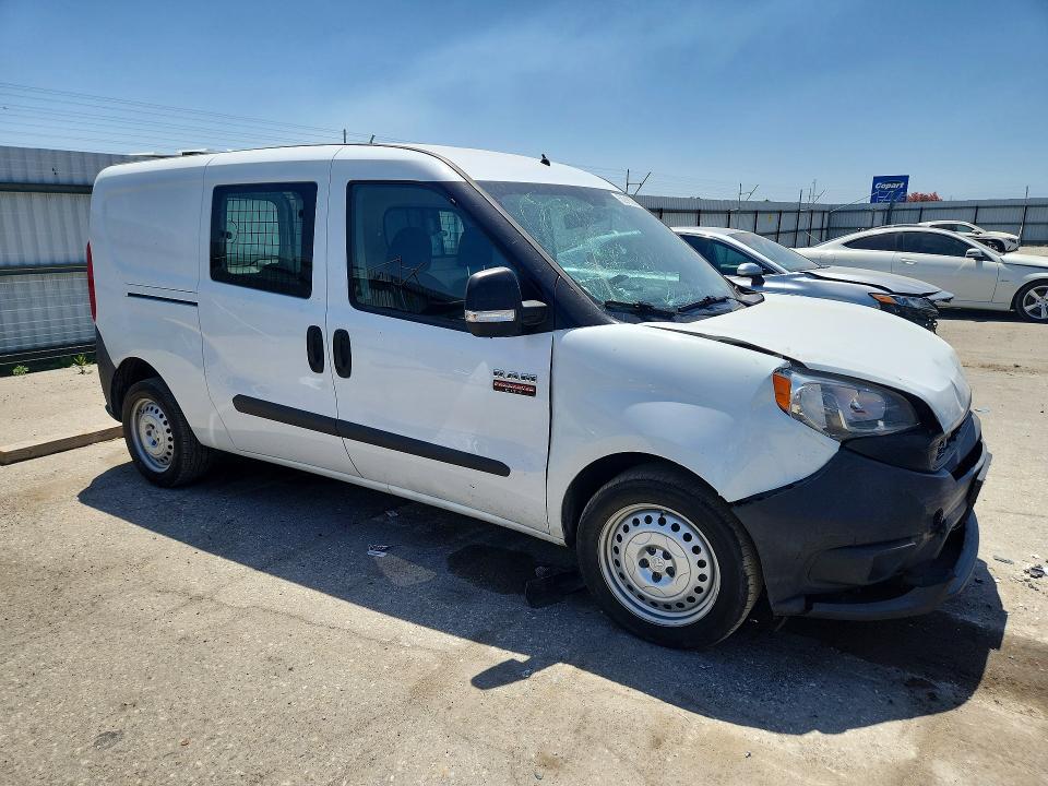 2021 Ram Promaster city VIN ZFBHRFAB2M6V39933 COPART salvage auction — FRONT END, Ca - Salvage Certificate, sold $2,100 on 2026-07-15 (photo 4)