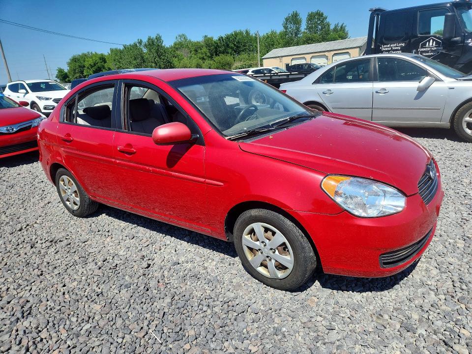 2011 Hyundai Accent VIN KMHCN4AC6BU615237 COPART salvage auction — VANDALISM, Il - Salvage Certificate, sold $225 on 2026-07-27 (photo 4)