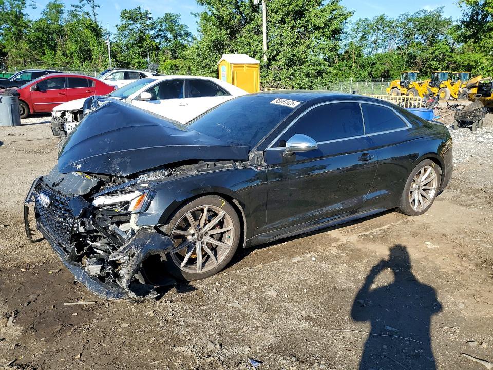 2023 Audi RS5 VIN WUANWAF5XPA900330 COPART salvage auction — FRONT END, MD - CERT OF SALVAGE > 75% DAMAGE, sold $8,700 on 2026-10-01 (photo 1)