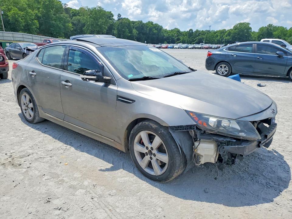 2013 Kia Optima VIN 5XXGR4A67DG127542 COPART salvage auction — FRONT END, Nc - Salvage Certificate Of Title, sold $475 on 2026-07-22 (photo 4)