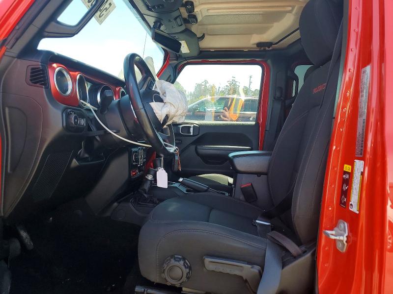2022 Jeep Wrangler unlimited VIN 1C4HJXFN5NW129576 COPART salvage auction — FRONT END, CA - SALVAGE CERTIFICATE, sold $13,600 on 2026-07-27 (photo 7)