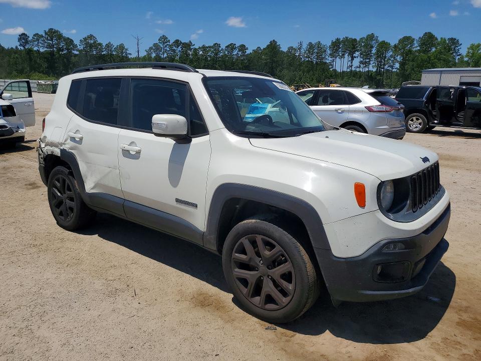 2017 Jeep Renegade VIN ZACCJBBB7HPG45433 COPART salvage auction — REAR END, SC - CERT OF TITLE-SALVAGE, sold $1,000 on 2026-07-08 (photo 4)
