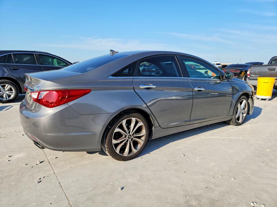 2013 Hyundai Sonata VIN 5NPEC4AB6DH719590 COPART salvage auction — FRONT END, Tx - Salvage Vehicle Title, sold $2,200 on 2026-07-10 (photo 3)