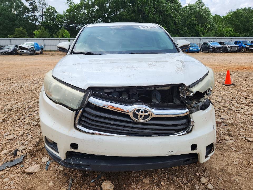 2015 Toyota VIN 5TDZKRFH2FS103381 COPART salvage auction — FRONT END, NC - SALVAGE CERTIFICATE OF TITLE, sold $7,100 on 2026-07-20 (photo 5)