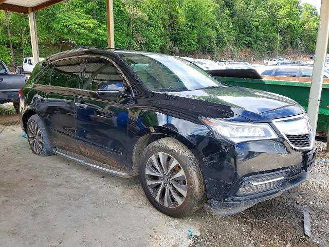 2016 Acura Mdx VIN 5FRYD4H42GB025501 COPART salvage auction — MECHANICAL, Ct - Certificate Of Title (P), sold $1,850 on 2026-07-09 (photo 4)