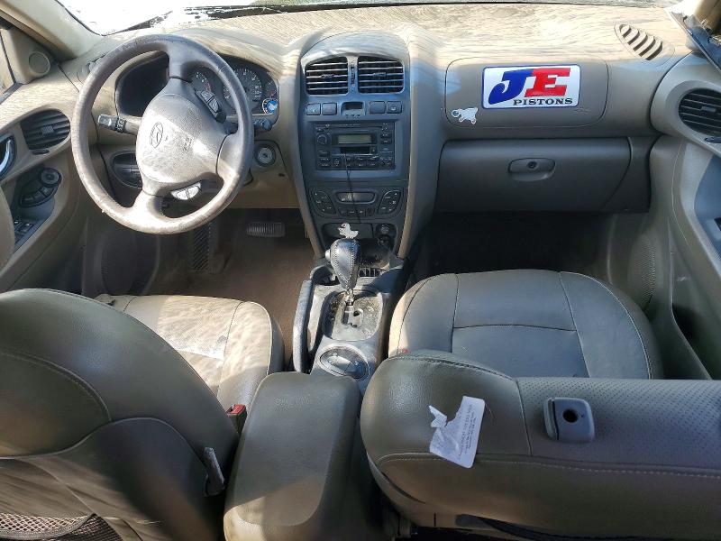2002 Hyundai Santa fe VIN KM8SC13D12U261780 COPART salvage auction — FRONT END, Tn - Salvage Certificate, sold $250 on 2026-07-13 (photo 8)