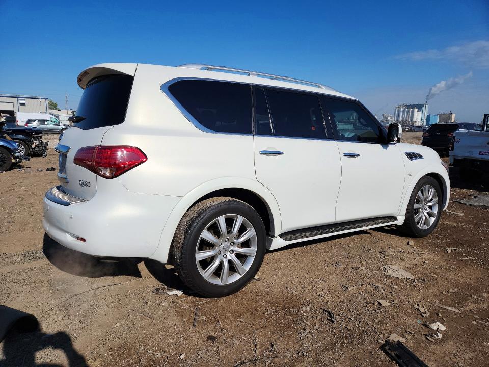 2014 Infiniti Qx80 VIN JN8AZ2NC2E9352948 COPART salvage auction — FRONT END, Il - Salvage Certificate, sold $4,600 on 2026-07-08 (photo 3)