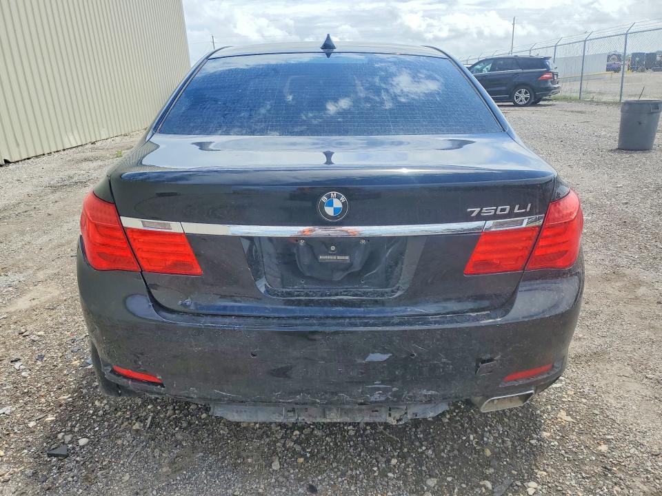 2011 BMW 7er VIN WBAKB8C55BCY66204 COPART salvage auction — REAR END, Tx - Salvage Vehicle Title, sold $1,150 on 2026-07-27 (photo 6)