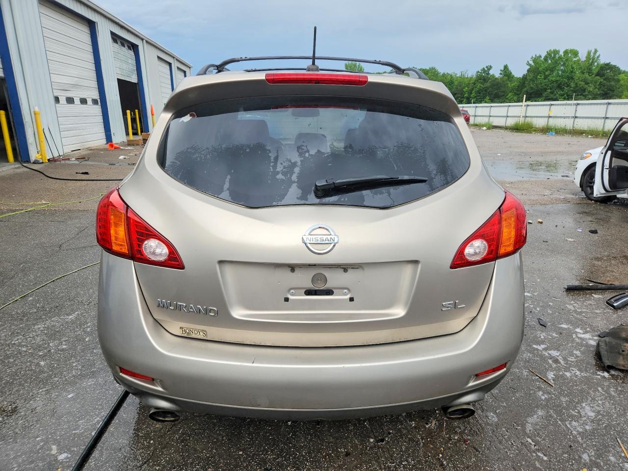 2010 Nissan Murano VIN JN8AZ1MU7AW011402 COPART salvage auction — Vandalized, AL - CERT OF TITLE-SALVAGE TITLE, sold $300 on 2026-06-25 (photo 6)